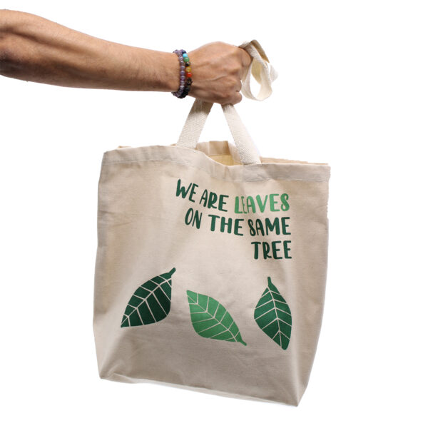 Puuvillane kott "We Are Leaves" - Image 2