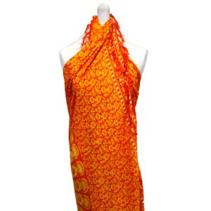 Bali mandala sarong -Oranž Laim-