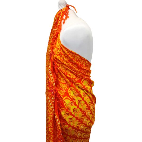 Bali mandala sarong -Oranž Laim- - Image 2