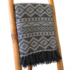 Boho pleed Gray Geometric
