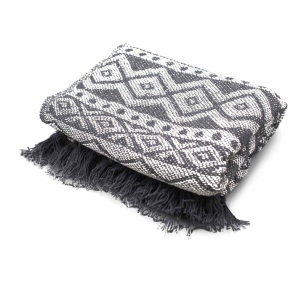Boho pleed Gray Geometric - Image 3