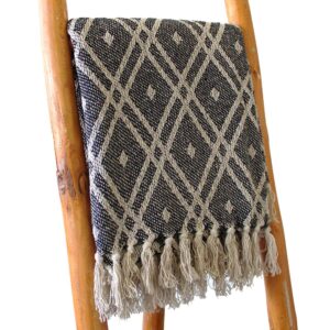 Boho pleed Black&Beige