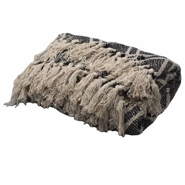 Boho pleed Black&Beige - Image 2