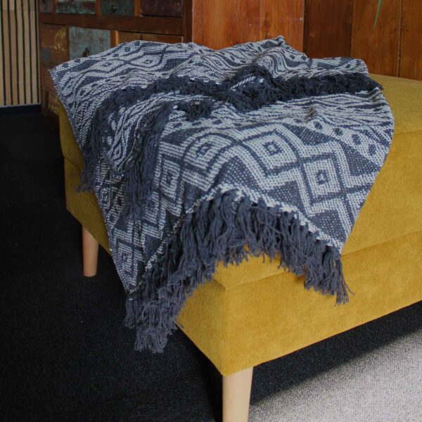 Boho pleed Gray Geometric - Image 4