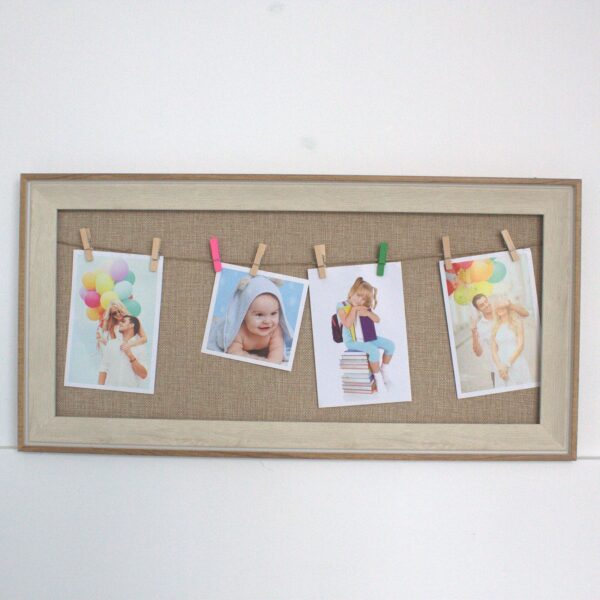 "Tee ise" fotoraam 4 fotoga -Natural jute-