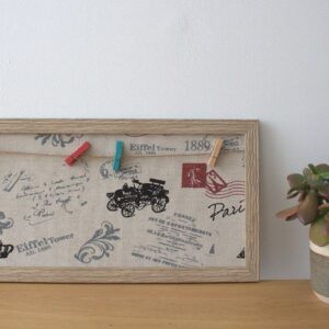"Tee ise" fotoraam 2 fotoga -Pruun Paris-