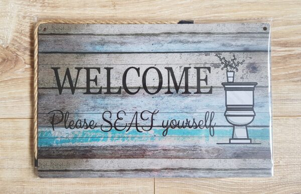 Dekoratiivne silt "Welcome"1