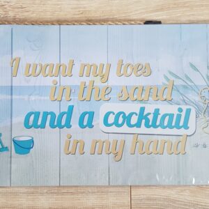 Dekoratiivne silt "Cocktail"