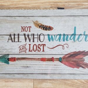 Dekoratiivne silt "Wander"