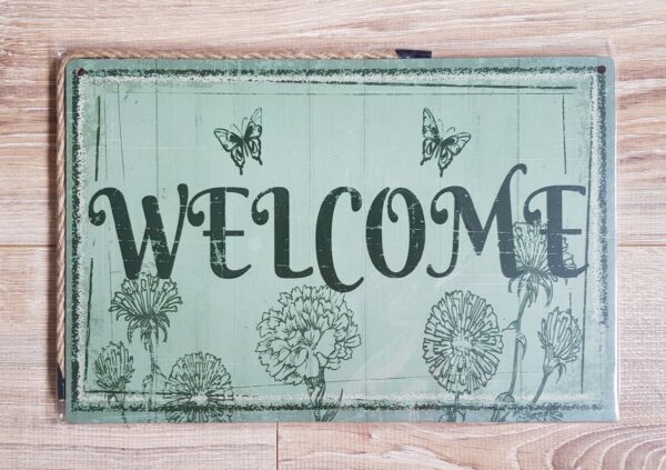 Dekoratiivne silt "Welcome"3