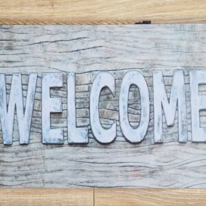 Dekoratiivne silt "Welcome"4