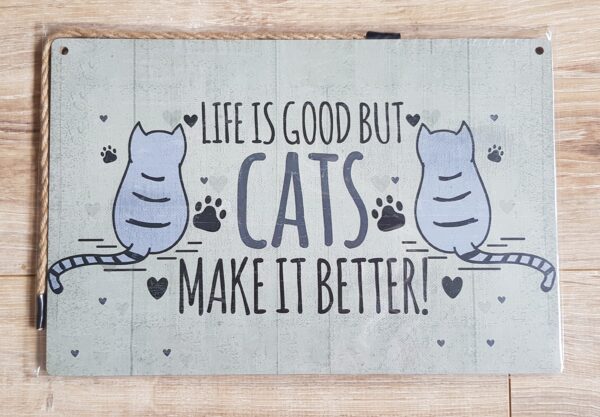 Dekoratiivne silt "Cats"2