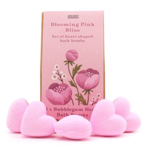 Südamekujuliste vannipommide komplekt - Blooming Pink Bliss
