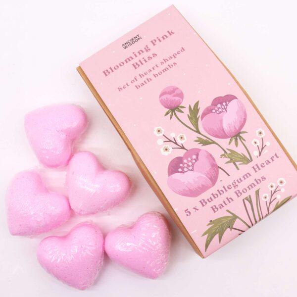 Südamekujuliste vannipommide komplekt - Blooming Pink Bliss - Image 2