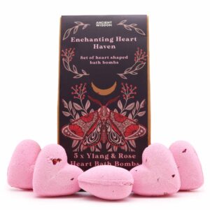 Südamekujuliste vannipommide komplekt - Enchanting Heart Heaven
