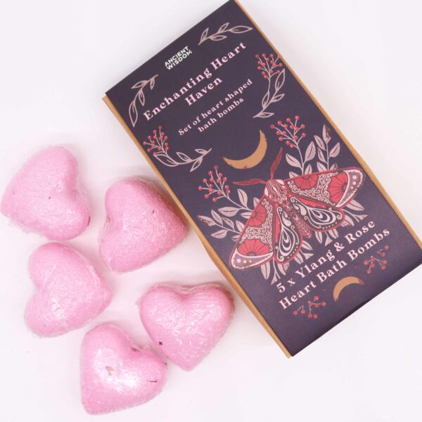 Südamekujuliste vannipommide komplekt - Enchanting Heart Heaven - Image 2