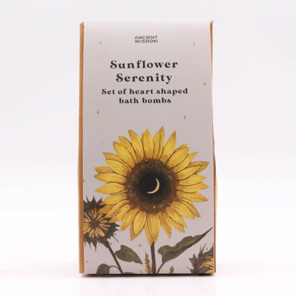 Südamekujuliste vannipommide komplekt - Sunflower Serenity - Image 4