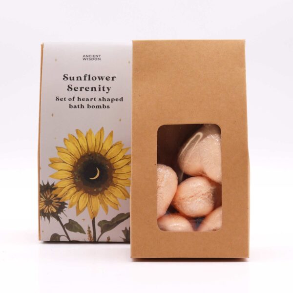 Südamekujuliste vannipommide komplekt - Sunflower Serenity - Image 3