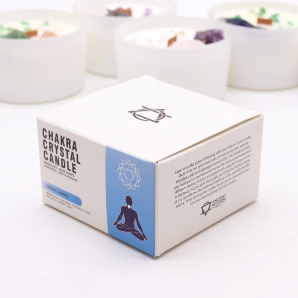 Chakra küünal väekristallidega -Kurgutšakra- - Image 3